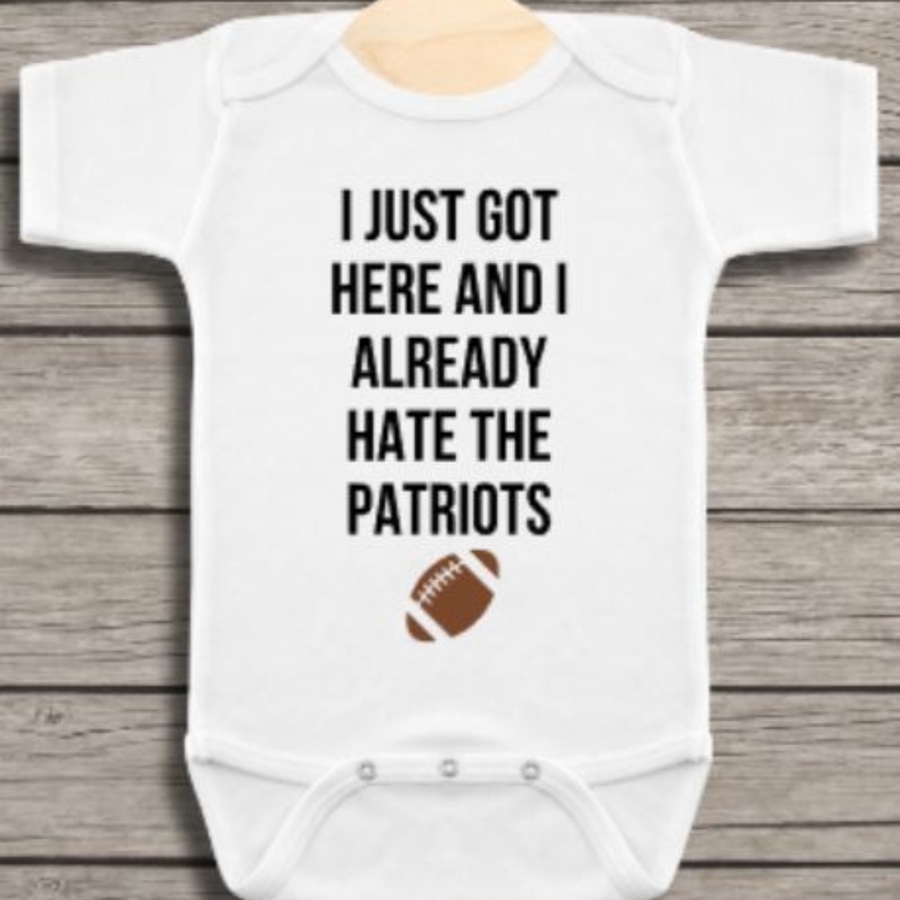 HATE THE PATRIOTS baby Onesie baby outfit
